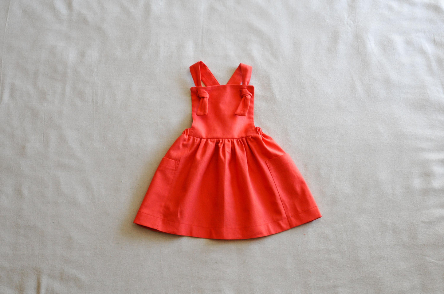 Noelle pinafore dress
