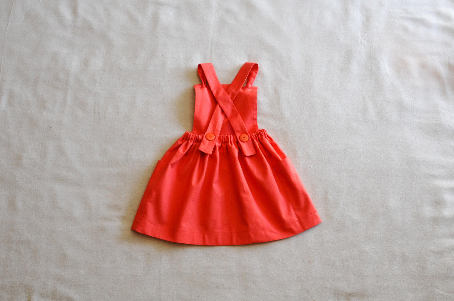 Noelle pinafore dress