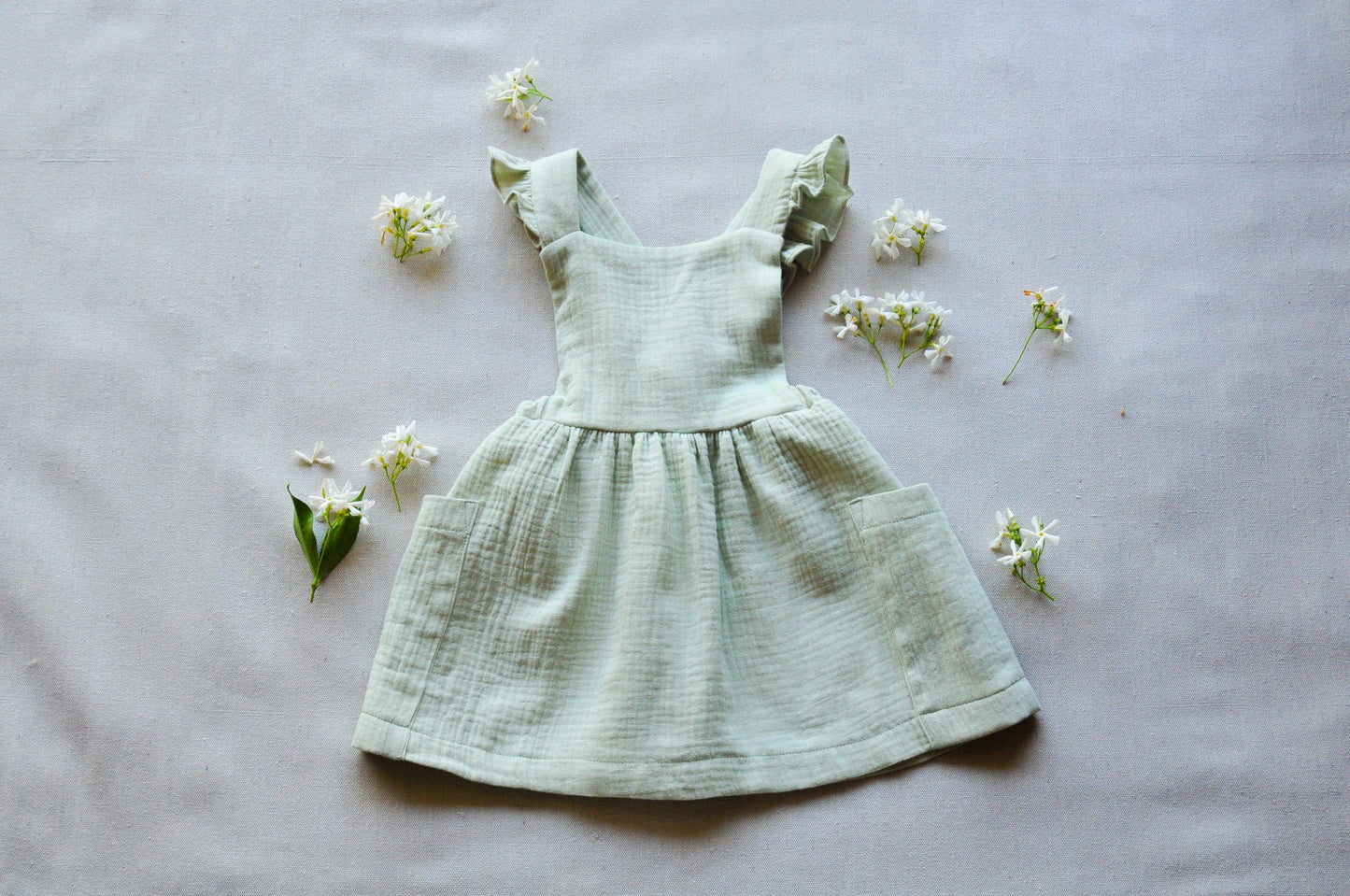 Leah pinafore dress